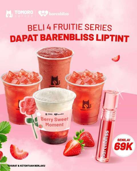 Promo Tomoro Coffee dengan Barenbliss Februari 2025