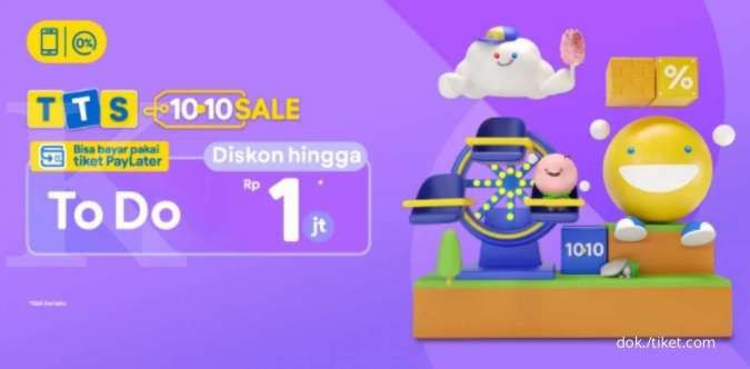 Promo 10.10 Tiket.com, Diskon Produk To Do Hingga Rp1 Juta