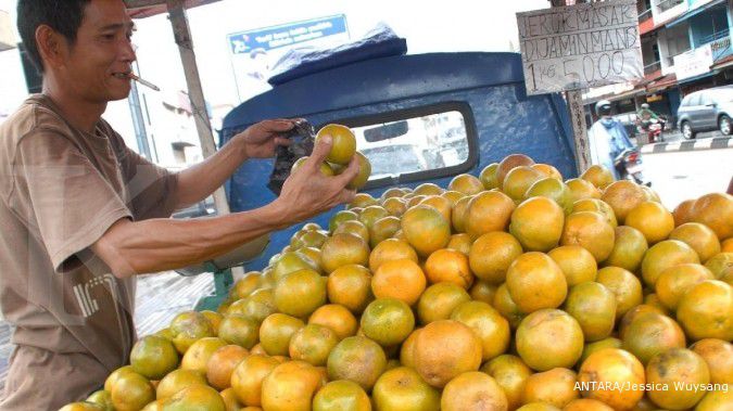 Jeruk China masuk, Hatta makan jeruk Pontianak