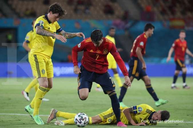 Euro 2021 Spanyol vs Swedia: La Furia Roja ditahan imbang The Blagult 0-0