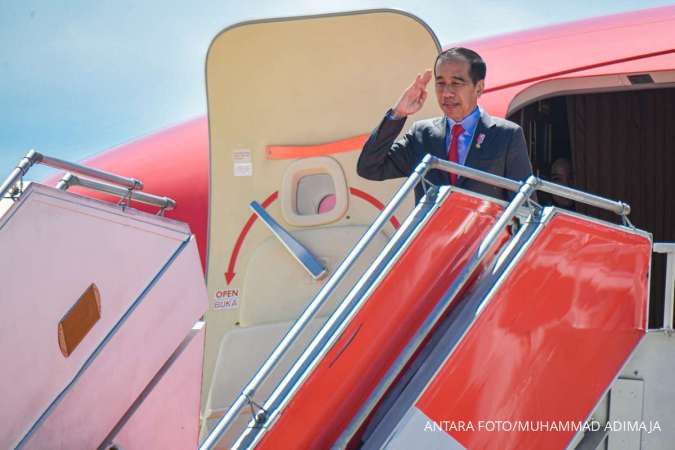 Presiden Jokowi Tinjau Kesiapan Alutsista di Pangkalan TNI AU Iswahjudi