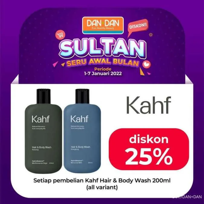 Promo DAN+DAN Sultan (Seru Awal Bulan) 1-7 Januari 2022
