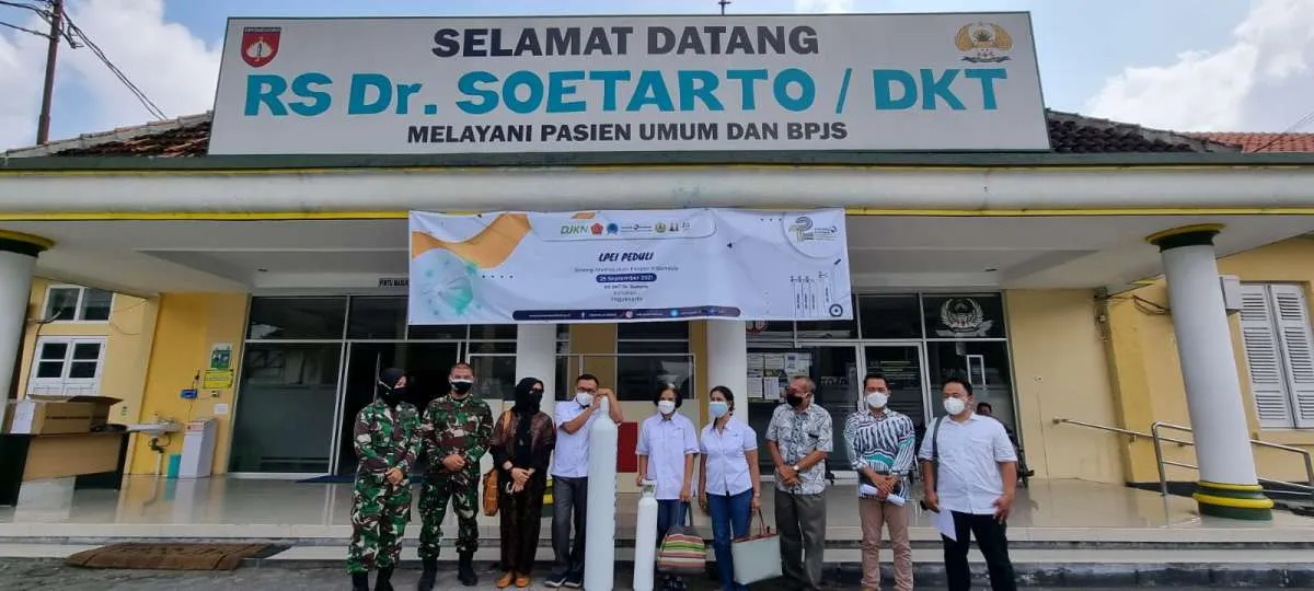 LPEI salurkan tabung oksigen untuk Rumah Sakit DKT dr. SOETARTO Yogyakarta