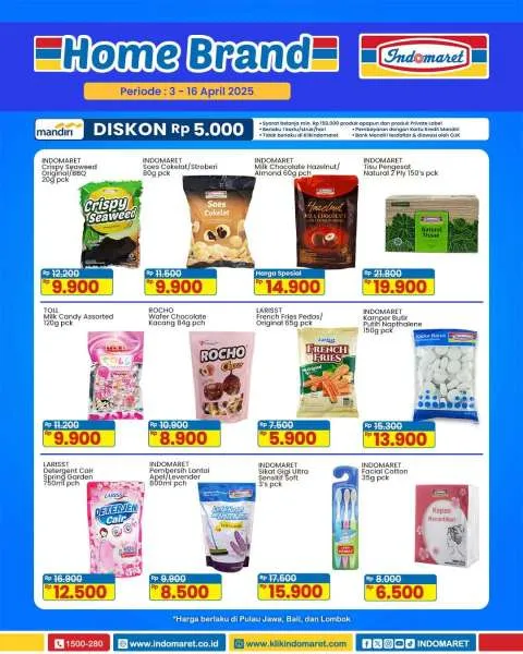 Promo Indomaret Super Hemat Periode 3-16 April 2025