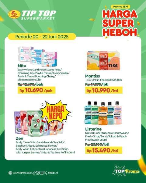 Promo JSM Tip Top 20-22 Juni 2025