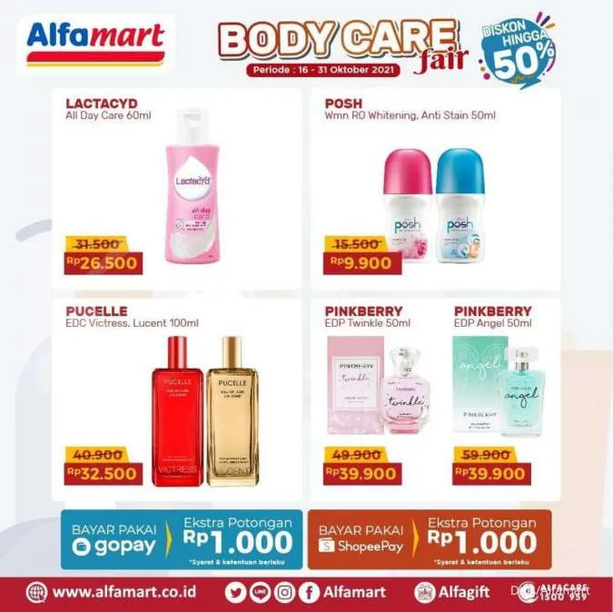 Promo Alfamart Body Care Fair