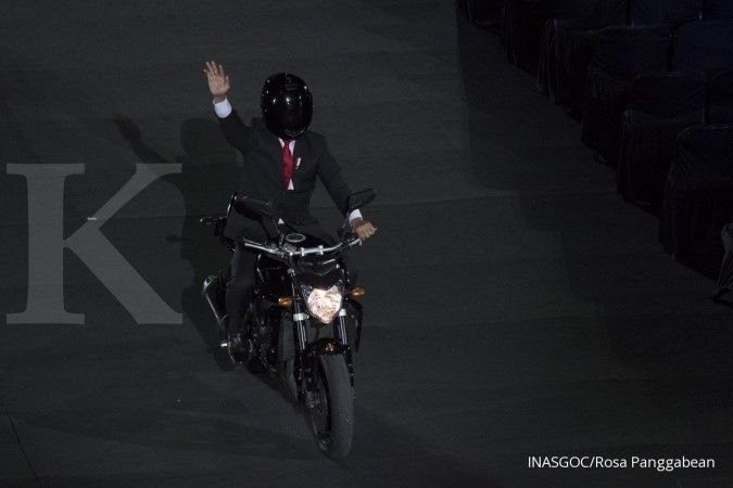 Datang pakai sepeda motor, WNA sebut Jokowi keren seperti Tom Cruise