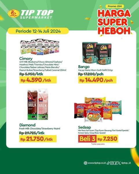 Promo JSM Tip Top Weekend 12-14 Juli 2024