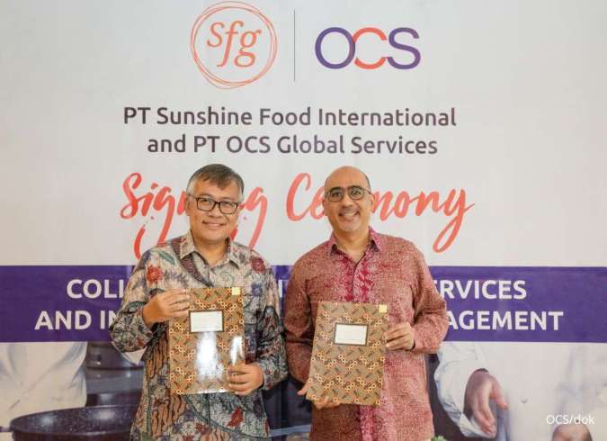 Perkuat Solusi Facility Manajemen Terintegrasi, OCS Gandeng Sunshine Food Group