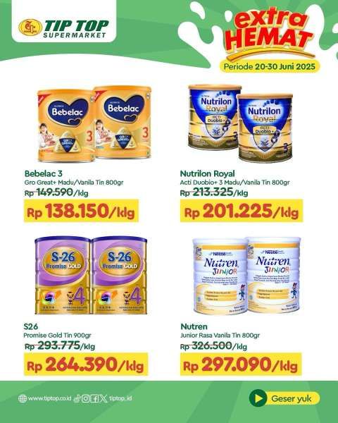 Promo Tip Top Ekstra Hemat 20-30 Juni 2025