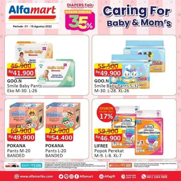 Promo Alfamart Diapers Fair Periode 1-15 Agustus 2022