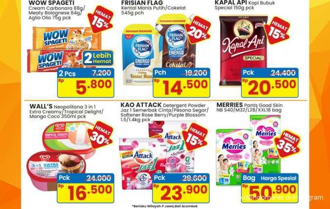 Promo Indomaret Weekend 4-7 September 2025, Deterjen Attack & Merries Hemat