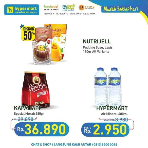 Promo Hypermart Hyper Diskon Weekday Periode 9-11 Juli 2024