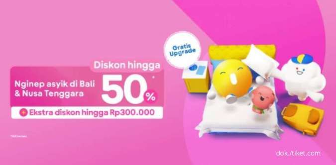 Promo Hotel di Bali & Nusa Tenggara, Dapatkan Diskon hingga 50% dari Tiket.com