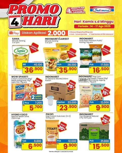 Promo Indomaret 14-17 Agustus 2025,