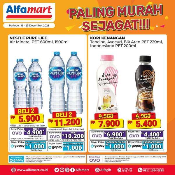 Promo Alfamart Paling Murah Sejagat 16-31 Desember 2023