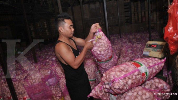 Impor bawang putih tahun ini sebanyak 400.000 ton
