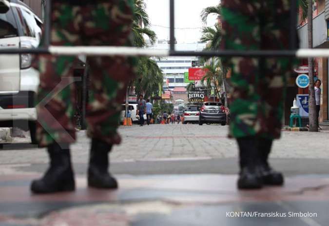 Demo di Depan DPR Dijaga TNI dan Brimob 