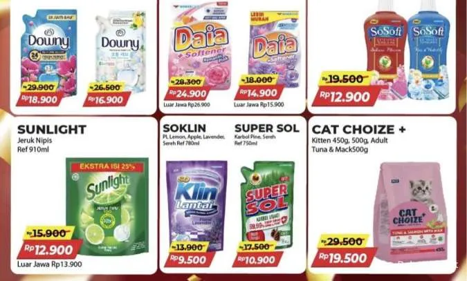 Promo Alfamart Paling Murah Sejagat sampai 23 Maret 2025, Sunlight-Soklin Harga Hemat