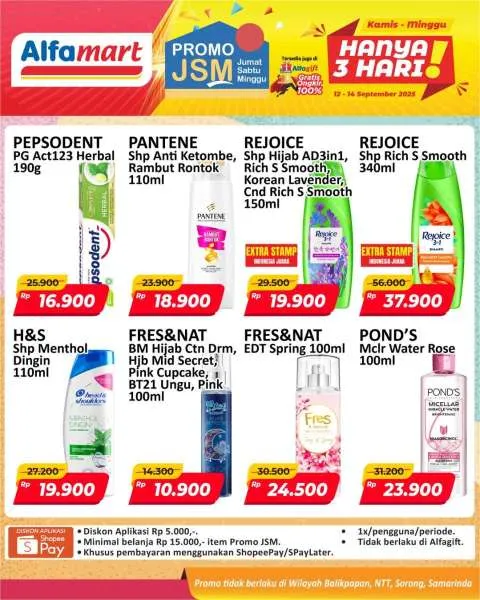 Promo JSM Alfamart Periode 12-14 September 2025