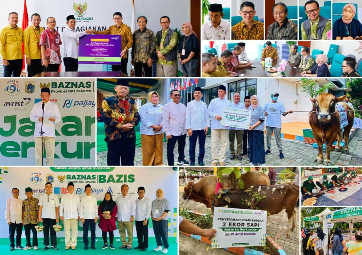 Merayakan Idul Adha 1444 H, Avrist Berbagi Hewan Qurban Melalui Baznas Dki Jakarta