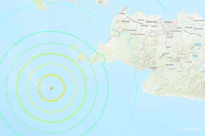 Gempa Banten, prediksi ketinggian gelombang tsunami di wilayah siaga mencapai 3 meter