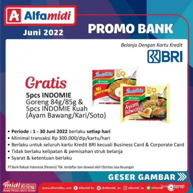 Promo Bank Alfamidi Periode Juni 2022