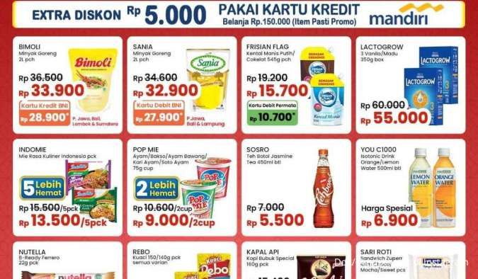 Promo JSM Indomaret Belanja Hemat di Akhir Pekan, Produk Murah Mulai Rp 5.000-an