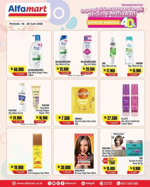 Promo Alfamart Personal Care Fair Periode 16-30 Juni 2025