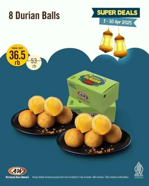 Promo A&W Durian Balls