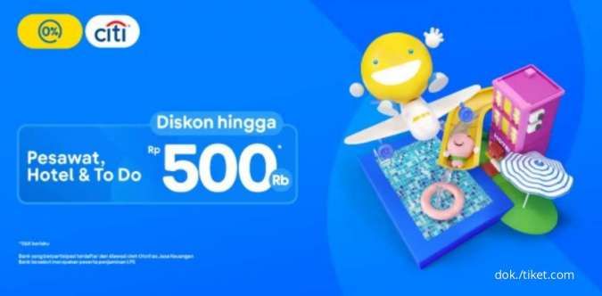  Promo Citibank Tiket Pesawat, Hotel & To Do Diskon Hingga Rp500.000