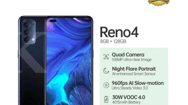 info hp oppo reno 4