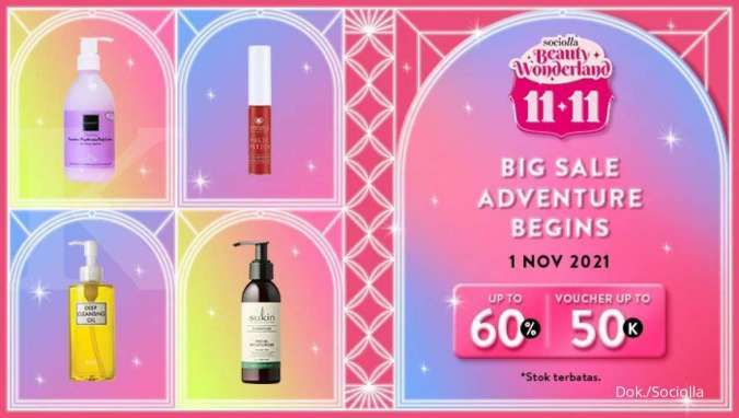 Hanya Hari Ini, Dapatkan Aneka Produk Skincare dan Makeup Diskon s/d 60% di Sociolla