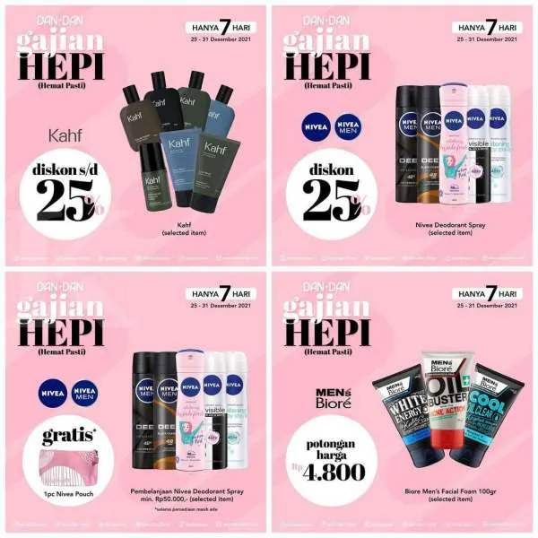 Promo DAN+DAN Gajian Hepi 25-31 Desember 2021