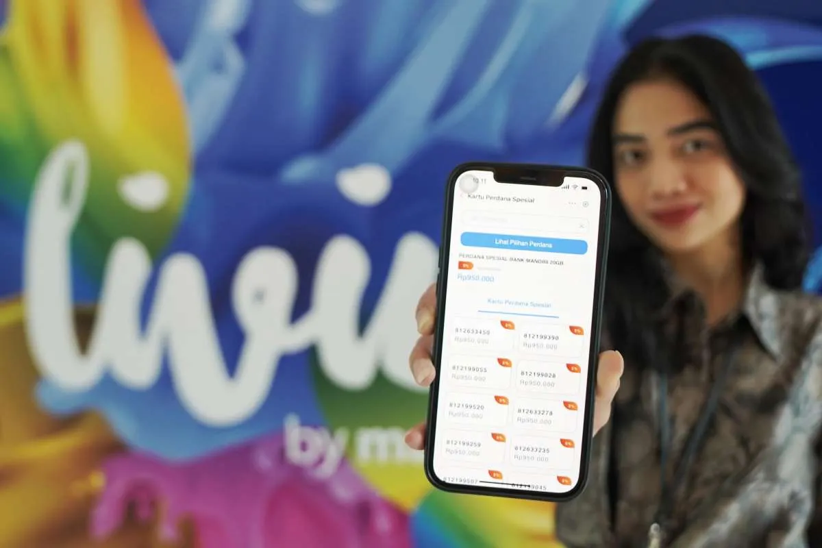 Lengkapi Kebutuhan Nasabah,Livin’ by Mandiri Layani Pembelian Nomor Spesial Telkomsel
