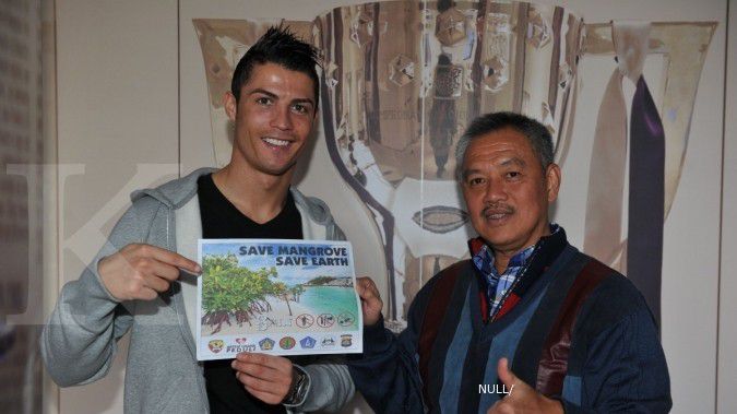 Diajak Tommy, Cristiano Ronaldo jadi duta mangrove