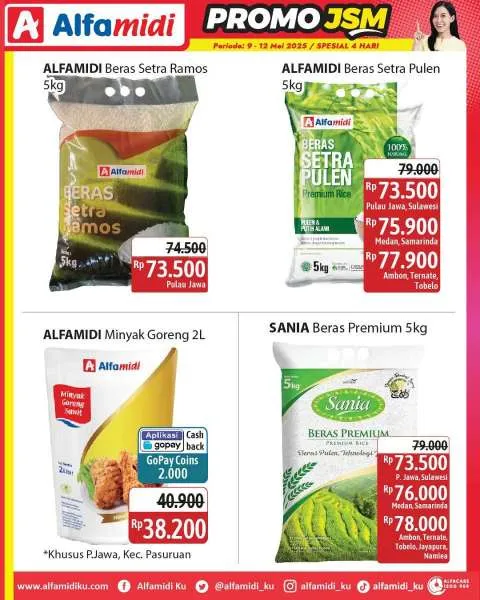 Promo JSM Alfamidi Hanya 4 Hari Periode 9-12 Mei 2025