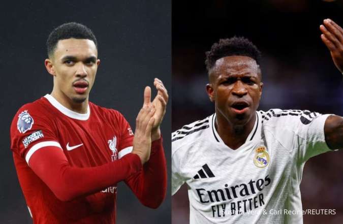 Kabar Tim Liverpool vs Real Madrid: Alexander-Arnold Diragukan, Vinicius Jr. Absen