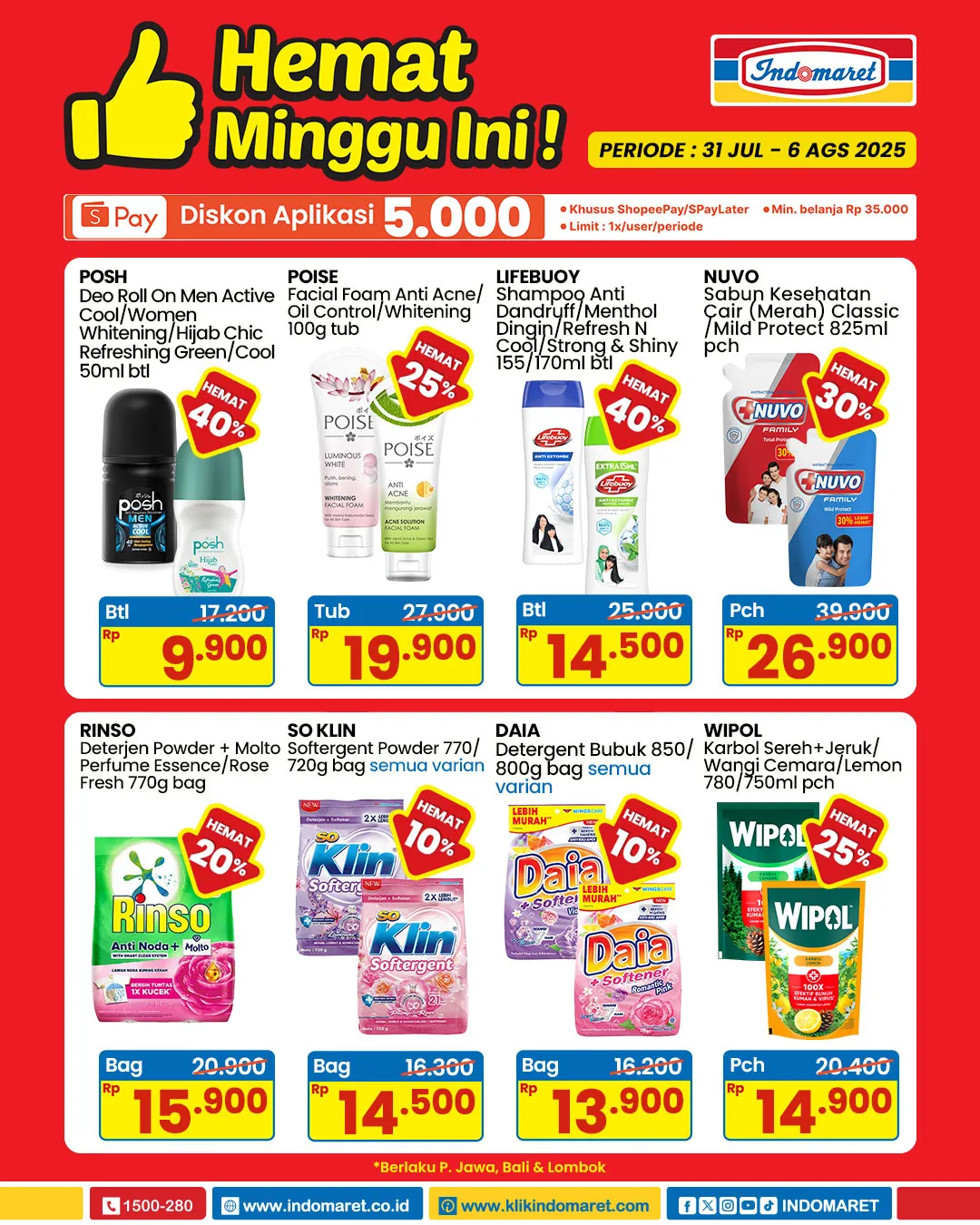 Promo Indomaret 31 Juli-6 Agustus 2025
