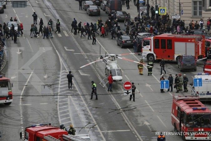  Pelaku bom St Petersburg diduga dari Asia Tengah