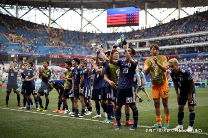 Meski kalah, Jepang lolos ke babak 16 besar melalui sistem fair play 