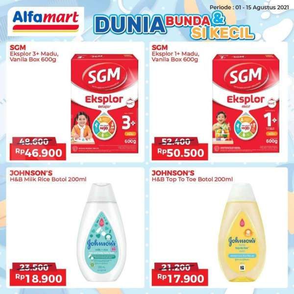 Promo Alfamart Spesial Anak s/d 15 Agustus 2021, Beli Botol Bayi Gratis Dot Silikon