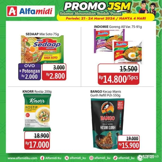 Promo JSM Alfamidi Hanya 4 Hari Periode 21-24 Maret 2024