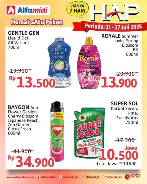 Promo Alfamidi Hemat Satu Pekan Periode 21-27 Juli 2025
