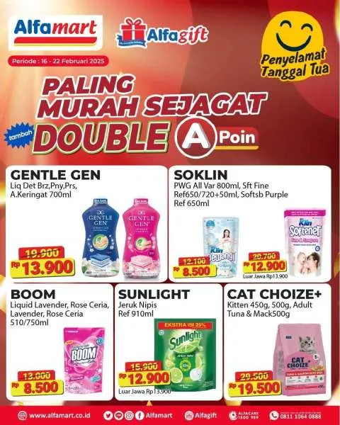 Promo Alfamart Paling Murah Sejagat Periode 16-22 Februari 2025