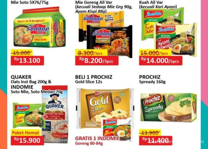 Promo JSM Alfamart Weekend Hari Ini, Beli 1 Prochiz Gratis 1 Indomie Goreng