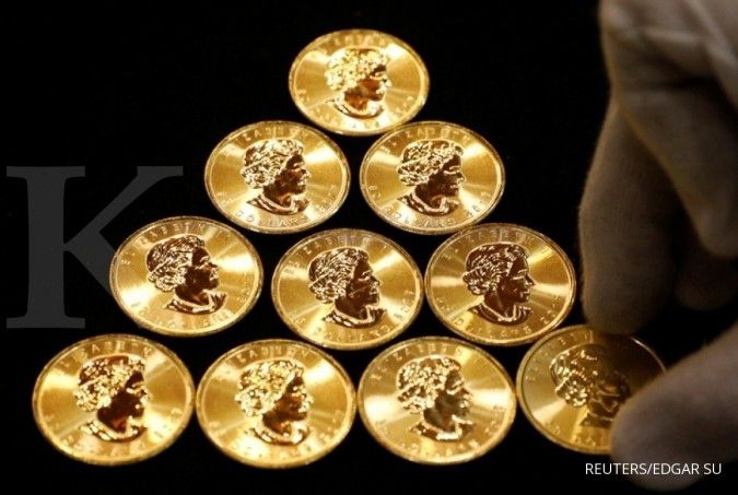 Harga emas akhir tahun tertahan sentimen dari AS