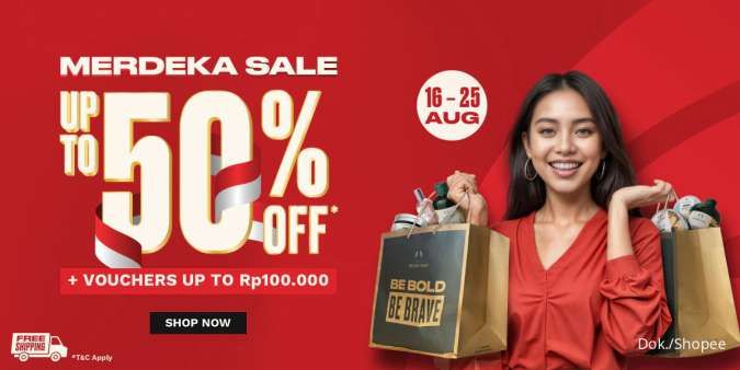 Promo The Body Shop Merdeka Sale sampai 25 Agustus 2024, Produk Makeup Diskon 50%