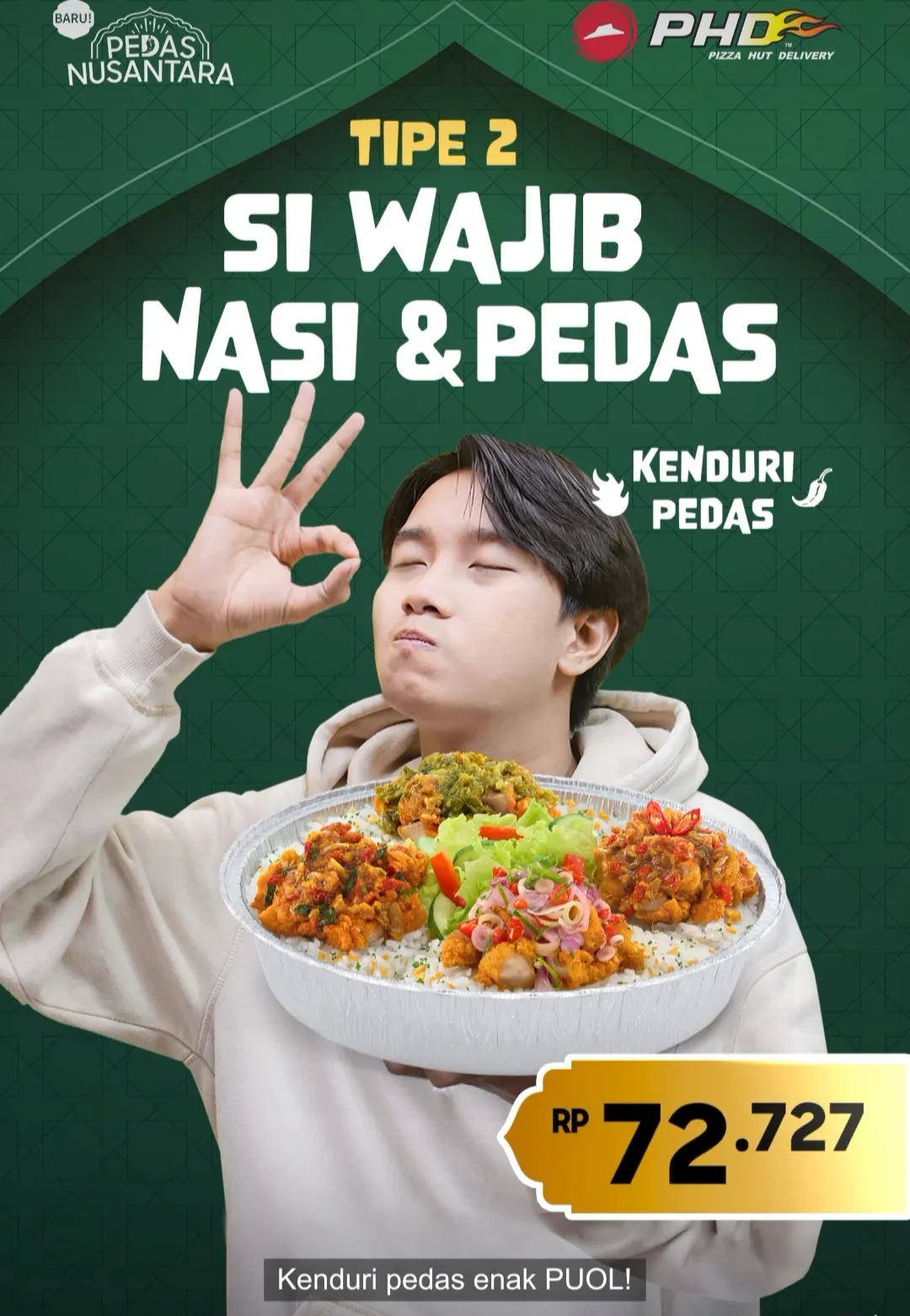 Promo PHD menu baru paket Pedas Nusantara