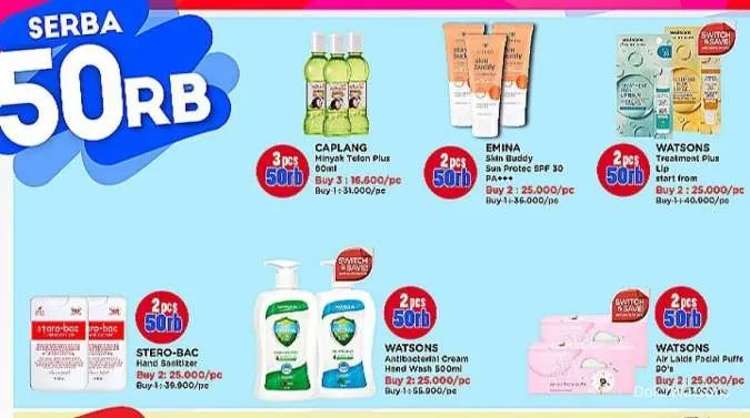 Promo Watsons Weekend Special Periode 12-16 Mei 2022